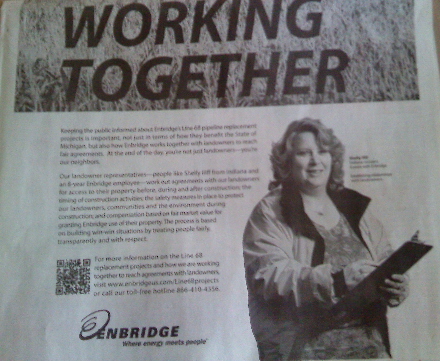 This week’s Enbridge ad