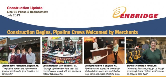 Enbridge’s latest PR strategy